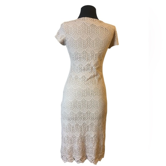 DE Collection Nude Short Sleeve Knit Dress - Picture 6 of 14